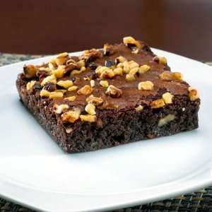 Fudge Walnut   12 Brownies Grocery & Gourmet Food