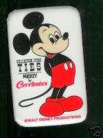 old Cervantes Collector Item TIES pin MICKEY MOUSE  