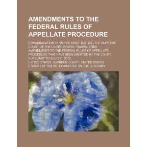  Amendments to the Federal rules of appellate procedure 