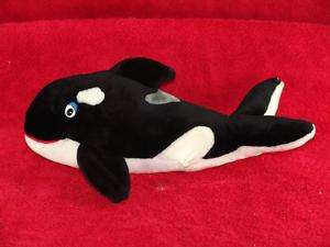 Vintage SeaWorld Killer WHale Shamu Plush Orca Park Toy  