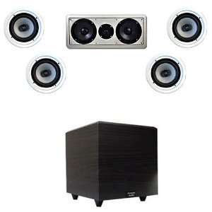   In Wall Speaker System w/Center Channel & 15 Inch Subwoofer