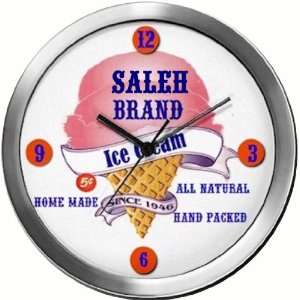  SALEH 14 Inch Ice Cream Metal Clock Quartz Movement 