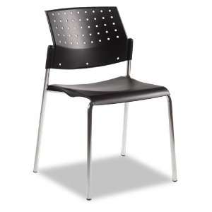 com Global  Sonic Series Stacking Chair, Armless, 20 1/2 x 21 3/4 x 