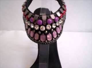 New KAREN MILLEN Jewel Necklace Beaded SHOES size 6 / 39  