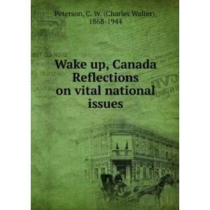  Wake up, Canada Reflections on vital national issues C. W 