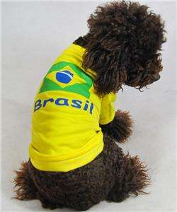 Pet Clothing T shirts Soccer football Dog Clothes Dog Costumes 8 