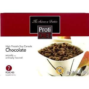  Protidiet High Protein Chocolate Soy Cereal (7 Pouches 
