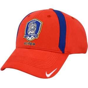 Nike Korea Red 2006 World Cup Soccer Training Swoosh Flex Fit Hat 