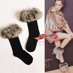 Fashion Plush Snowfield Autumn or Winter Short Socks  
