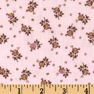  54 Wide Laminated Cotton Ditzy Dusty Lavender Fabric By 