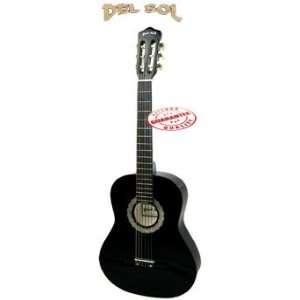  Del Sol Classical Guitar 39 Inches Black GU 9001 BK 