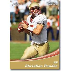  2011 Leaf Limited #5 Christian Ponder RC   Minnesota 