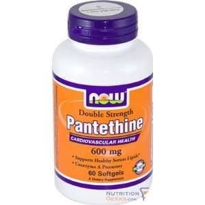  Now Pantethine 600mg, 60 Softgel