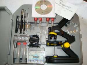 National Geographic Microscope Set With Carrying Case  