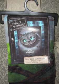 Very Soft Cheshire Cat Micro Raschel Plush Throw Blanket, (Very hard 