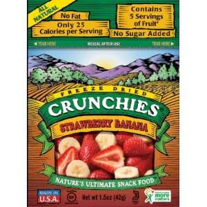 Crunchies Freeze Dried Strawberry/Banana, 1.5 Ounce  