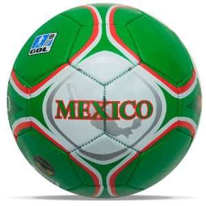  Mexico Goal Kicker Soccer Ball, Green, Size 5 Sports 