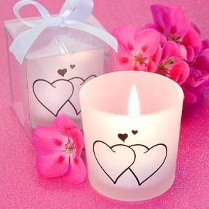  Favor Saver Collection Snuggling Heart Themed Candles 