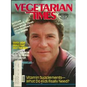   Shatner cover Vitamin Supplements Vegetarian Times Books