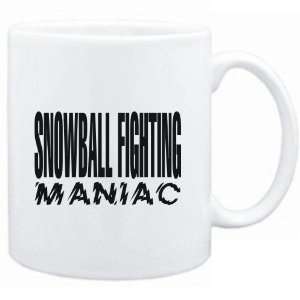  Mug White  MANIAC Snowball Fighting  Sports Sports 