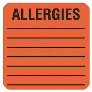   for Allergies, 2 x 2, Orange, 500/Roll TAB40560 GPS & Navigation