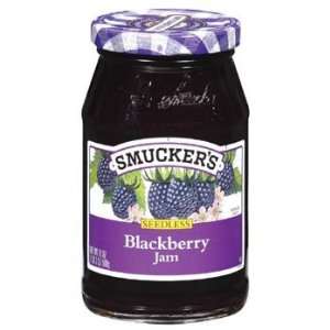 Smuckers Seedless Blackberry Jam 18 oz  Grocery & Gourmet 