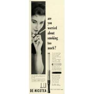   Cigarette Holder Women Smokers Smoking   Original Print Ad Home