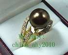 chocolate pearl ring  