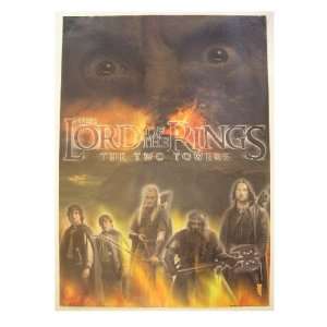    Lord of The Rings Two Towers Poster Cast Shot 