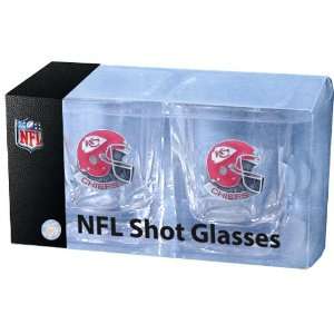  NFL Shot Glass Set   Kansas City Chiefs