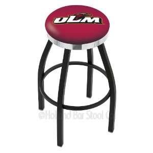   Monroe 30 inch Swivel Bar Stool with Chrome Accent Ring Home