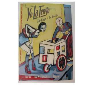   La Tengo The Clean Handbill Poster the Fillmore Yola