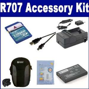  HP PhotoSmart R707 Digital Camera Accessory Kit includes 