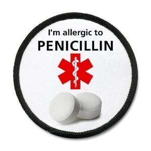 Creative Clam Allergic To Penicillin Black Rim Medical Alert 4 Inch 
