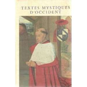  Texte mystiques doccident Lemaitre Solange Books