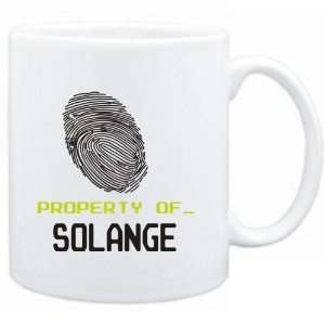  Mug White  Property of _ Solange   Fingerprint  Female 
