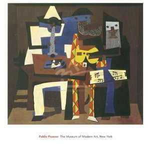  Pablo Picasso   Three Musicians