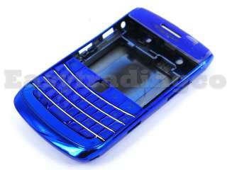 Chrome Blue Housing Bezel for Blackberry 9700 Bold 2  