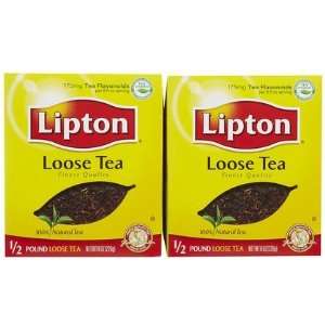  Lipton Black Tea, Loose, 8 oz, 2 ct (Quantity of 4 