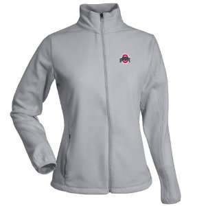  Ohio State Womens Sleet Full Zip Fleece (Grey) Sports 
