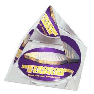  Minnesota Vikings Metrodome Crystal Pyramid Sports 