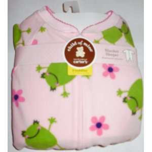  Carters Footed Pajamas Blanket Sleeper 3T   Frogs Baby