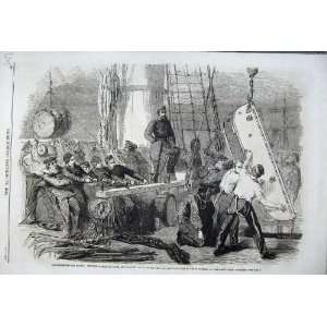  1862 Shipping Sledges Calcutta Ship Woolwich Artillery 