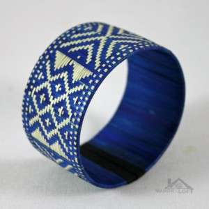 Panama Wounaan Indian Handcrafted Cuff Bracelet  