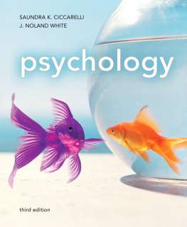 Psychology 3E White, Saundra Ciccarelli 3rd Edition New 9780205011353 