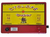 CYCLOPS SUPER12JOULE ELECTRIC FENCE CHARGER ENERGIZER  
