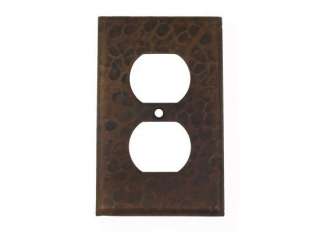 Copper Single Duplex Outlet Switch Plate To Match Sink  