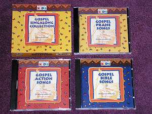 CEDARMONT KIDS   GOSPEL SING ALONG COLLECTION   3 CDS IN CASE 