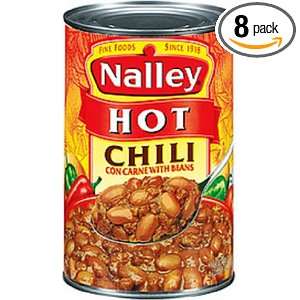 Nalley Hot Chili with Beans, 15 Ounce Grocery & Gourmet Food