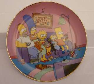 Limited Edition Simpsons Collector Plate Matt Groening  